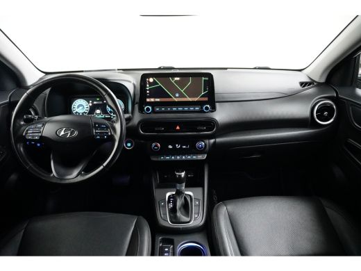 Hyundai Kona 1.6 GDI HEV Fashion Design Sky 140pk | Schuif-/Kanteldak | Vol-Leder | Stoelverwarming | Climate ... ActivLease financial lease