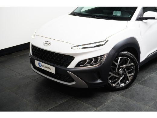 Hyundai Kona 1.6 GDI HEV Fashion Design Sky 140pk | Schuif-/Kanteldak | Vol-Leder | Stoelverwarming | Climate ... ActivLease financial lease