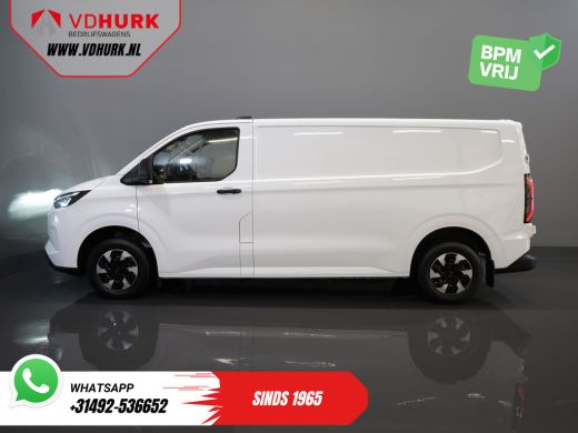 Ford E-Transit Custom 320 L2 65 kWh 330 km WLTP 2.3t Trekverm./ Snellader/ LED/ Standkachel/ Stoelverw./ Stuur.Verw./ V... ActivLease financial lease