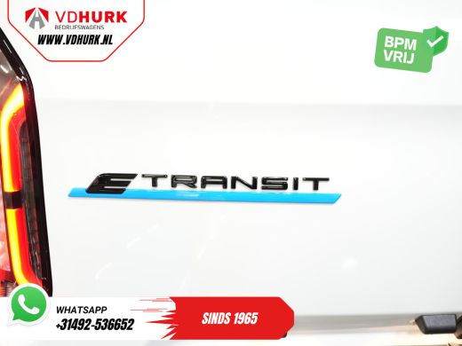Ford E-Transit Custom 320 L2 65 kWh 330 km WLTP 2.3t Trekverm./ Snellader/ LED/ Standkachel/ Stoelverw./ Stuur.Verw./ V... ActivLease financial lease