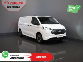 Ford E-Transit Custom 340 L2 65 kWh 330 km WLTP 2.3t Trekverm./ Snellader/ LED/ Standkachel/ Stoelverw./ Stuur.Verw./ V...