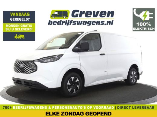 Ford E-Transit Custom 320 L1H1 65 kWh 136PK | VERWACHT | Elektrisch | 3 Persoons | LED | Camera
