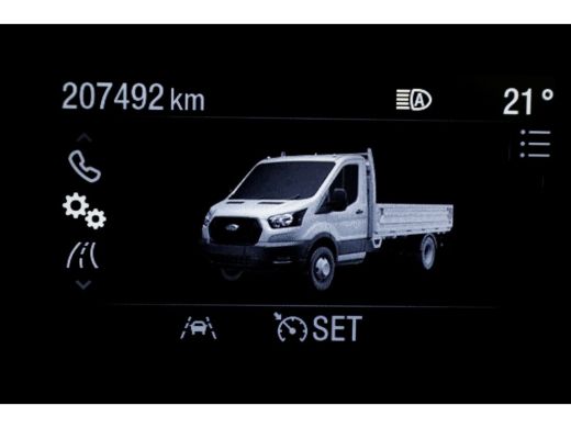 Ford Transit 470 2.0 TDCI 170pk L5H1 Trend XXL Open Laadbak L500cm Trekhaak 3500kg 08-2021 ActivLease financial lease