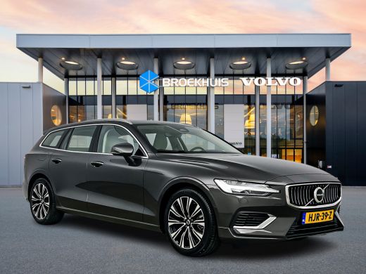 Volvo  V60 T6 Recharge Ultimate Bright 18" | Panoramadak | Blond Leder | Head-up | Elektr. verst. stoelen | ... ActivLease financial lease