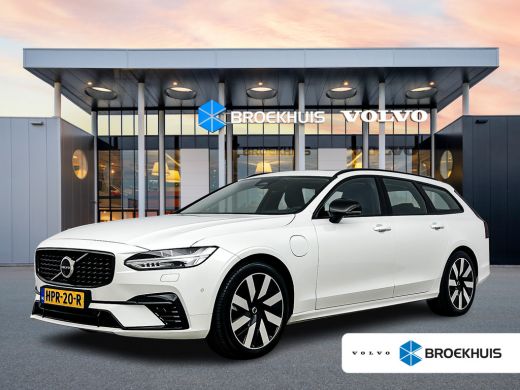 Volvo  V90 T8 Recharge Ultra Dark 19" | 360 Camera | Trekhaak | Panoramadak | Head-up | Harman Kardon | Elek...