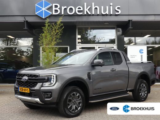 Ford Ranger 2.0 Super Cab EcoBlue Wildtrak | ELEKTRISCHE ROLLERTOP | TREKHAAK | ADAPTIVE CRUISE | DODEHOEKDET...