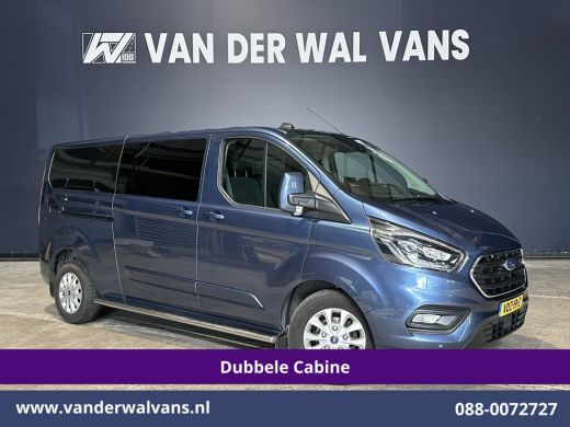 Ford Transit Custom 2.0 TDCI 170pk Automaat L2H1 Dubbele cabine Limited Euro6 Airco | 2x Zijdeur | Navigatie | Xenon ...