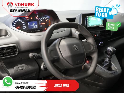 Peugeot Partner 1.5 HDi 100 pk BPM VRIJ Ready2Go 3Pers./ Carplay/ Airco/ Cruise/ Camera/ PDC ActivLease financial lease