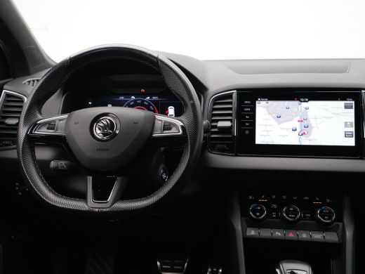 Skoda Karoq 1.5 TSI ACT 150pk DSG Sportline Business Navigatie CantonSound Stoelverwarming Camera Carplay Sid... ActivLease financial lease