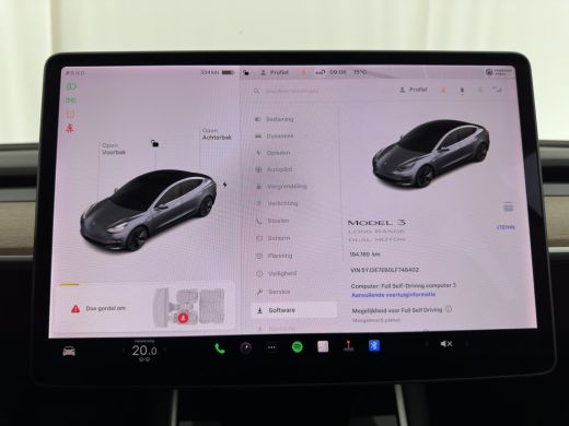 Tesla Model 3 Long Range AWD 75 kWh [ 3-Fase ] {SOH-89%} (INCL-BTW) Aut. *PANO | AUTO-PILOT | LUXURY-LEATHER | ... ActivLease financial lease