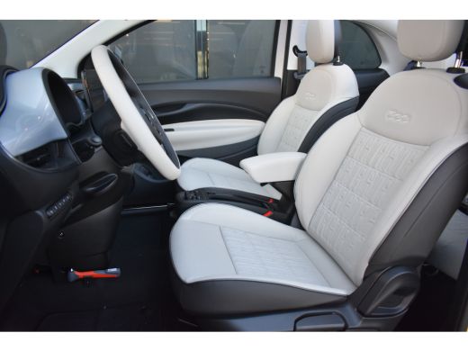 Fiat 500C La Prima 42 kWh DEMO-DEAL! | Vol-Leder | Stoelverwarming | Adaptive Cruise | Dodehoek-Detectie | ... ActivLease financial lease