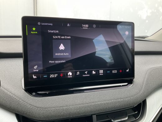 Skoda Enyaq iV 80 Trekhaak Stoel/Stuurverw Carplay Warmtepomp Trekhaak 100% Elektrisch NL-Auto! ActivLease financial lease