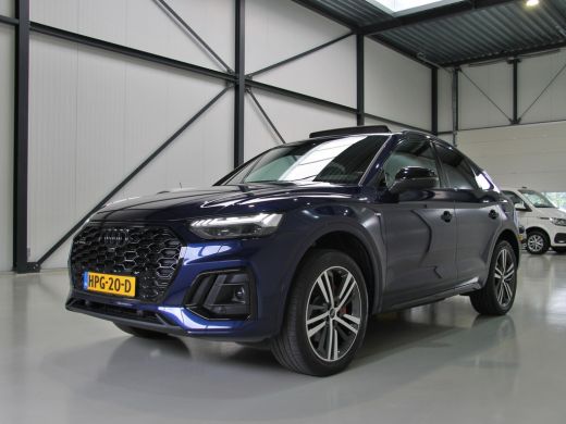 Audi Q5 Sportback 55 TFSI eHybrid 367pk S edition Competition | Navarra Blue | Garantie 09-01-2027 ActivLease financial lease