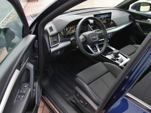 Audi Q5 Sportback 55 TFSI eHybrid 367pk S edition Competition | Navarra Blue | Garantie 09-01-2027 ActivLease financial lease