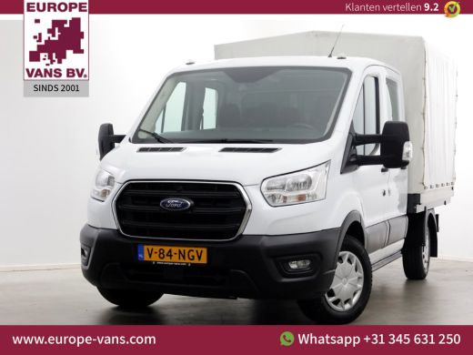 Ford Transit 2.0 TDCI 130pk L2H1 Trend D.C. Open Laadbak met huif 05-2020