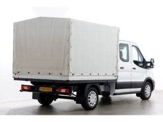 Ford Transit 2.0 TDCI 130pk L2H1 Trend D.C. Open Laadbak met huif 05-2020