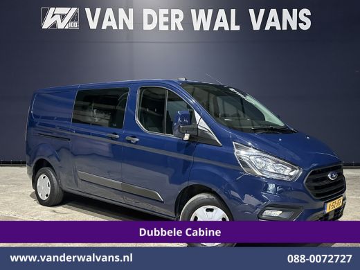 Ford Transit Custom 2.0 TDCI 131pk L2H1 Dubbele Cabine Euro6 Airco | 2x zijdeur | 5-Zits | Navigatie | 2800kg Trekhaa...