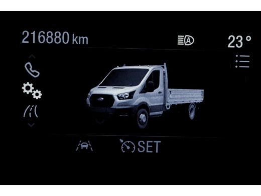 Ford Transit 470 2.0 TDCI 170pk L5H1 Trend XXL Open Laadbak L500cm Trekhaak 3500kg 09-2021 ActivLease financial lease