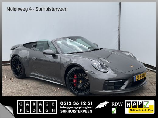 Porsche 911 Cabrio 3.0 Carrera 4 S Sportchrono+ 14-weg orig.NL Agaatgrijs perfecte configuratie