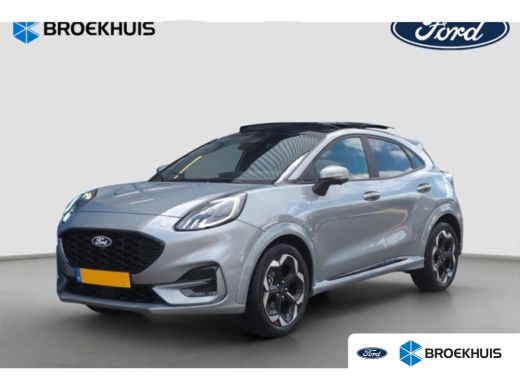 Ford Puma 1.0 150 PK Hybrid AUTOMAAT Nieuw model | Panoramadak | Adaptieve cruise | Winter-pack | B&O Audio... Ford Puma 1.0 150 PK Hybrid AUTOMAAT Nieuw model | Panoramadak | Adaptieve cruise | Winter-pack | B&O Audio...