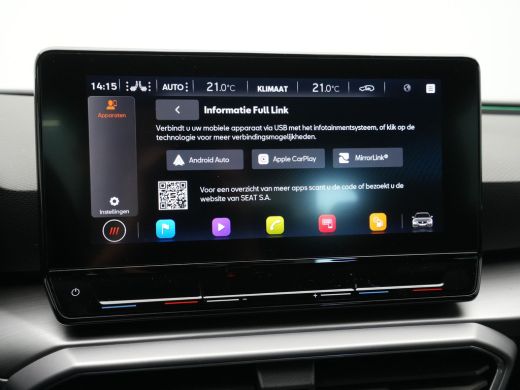 Seat Leon 1.5 TSI FR Launch Edition Navigatie Sideassist Stoelverwarming Parkassist Carplay 245 ActivLease financial lease