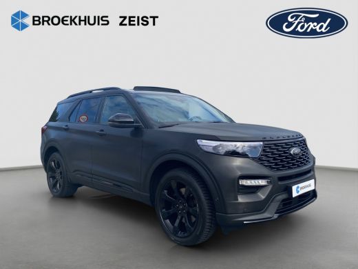 Ford Explorer 3.0 V6 E.B. PHEV ST-Line Mat Zwart gewrapt | 21 Inch | Zeer uniek! | BTW-auto | B&O audio | Stoel... ActivLease financial lease