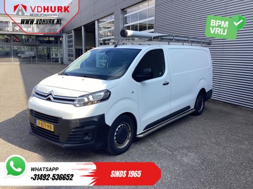 Citroën Jumpy 2.0 HDI 125 pk L3 EXPORT Inrichting/ Imperiaal/ Carplay/ Cruise/ Sidebars/ Airco/ PDC ActivLease financial lease