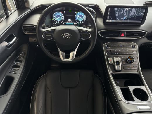Hyundai Santa Fe 1.6 T-GDI PHEV PREMIUM 7P AWD LEER ELEK.KLEP CAMERA NAVI STOEL/STUUR VERW. PLUG IN HYBRID ActivLease financial lease