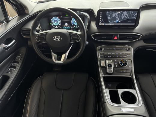 Hyundai Santa Fe 1.6 T-GDI PHEV PREMIUM 7P AWD LEER ELEK.KLEP CAMERA NAVI STOEL/STUUR VERW. PLUG IN HYBRID ActivLease financial lease