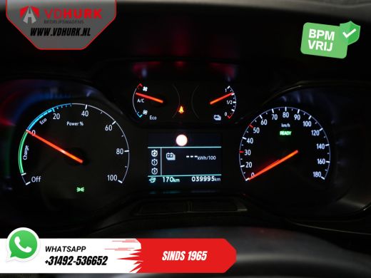 Opel Combo-e L2 50 kWh 135 pk 315km WLTP BPM VRIJ! Snellader/ Carplay/ Climate/ Imperiaal/ Cruise/ Head-up/ St... ActivLease financial lease