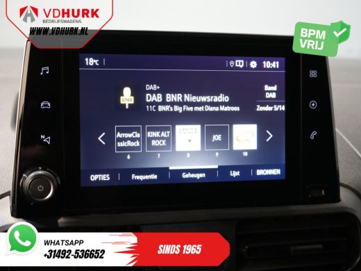 Opel Combo-e L2 50 kWh 135 pk 315km WLTP BPM VRIJ! Snellader/ Carplay/ Climate/ Imperiaal/ Cruise/ Head-up/ St... ActivLease financial lease