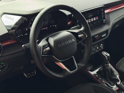 Skoda Fabia 1.0 TSI 116PK MONTE CARLO BLACK CAMERA LED STOEL/STUUR VERW ADAP, CRUISE VIC.COCKPIT 03/2025 ActivLease financial lease