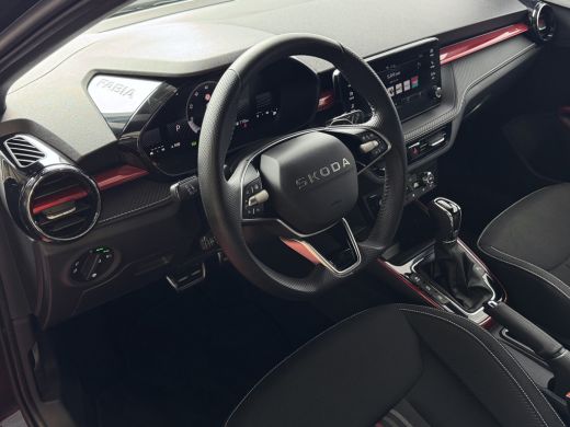 Skoda Fabia 1.0 TSI 116PK MONTE CARLO BLACK CAMERA LED STOEL/STUUR VERW ADAP, CRUISE VIC.COCKPIT 03/2025 ActivLease financial lease