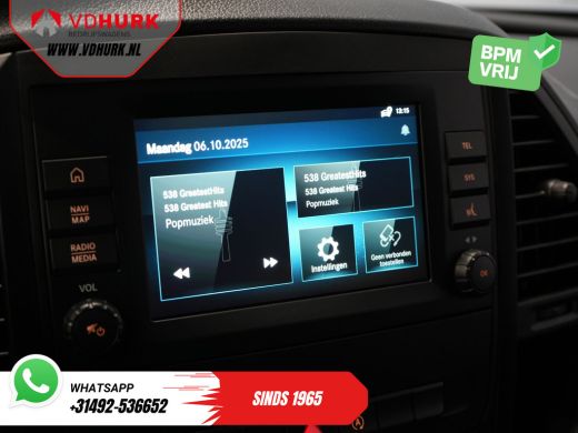 Mercedes-Benz Vito 114 CDI Aut. L3 BPM VRIJ! NL Auto/ Carplay/ Cruise/ DAB/ Camera/ LMV 18"/ Sidebars ActivLease financial lease