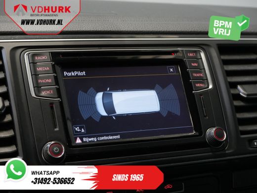 Volkswagen Transporter T6 2.0 TDI 150 pk DSG Aut. L2 Highline E6 DC Dubbel Cabine BPM VRIJ! Carplay/ Alarm/ Leder/ Cruis... ActivLease financial lease