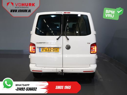 Volkswagen Transporter T6 2.0 TDI 150 pk DSG Aut. L2 Highline E6 DC Dubbel Cabine BPM VRIJ! Carplay/ Alarm/ Leder/ Cruis... ActivLease financial lease
