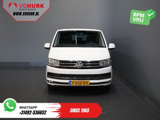 Volkswagen Transporter T6 2.0 TDI 150 pk DSG Aut. L2 Highline E6 DC Dubbel Cabine BPM VRIJ! Carplay/ Alarm/ Leder/ Cruis... ActivLease financial lease