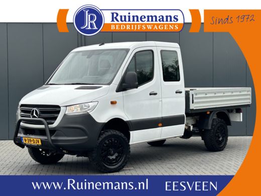 Mercedes-Benz Sprinter 314 CDI 4X4 / PICK-UP / DOKA / DUBBEL CABINE / AIRCO / CRUISE / APPLE CARPLAY / 6 PERSOONS / ZEER...