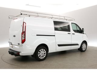 Ford Transit Custom 340 2.0 TDCI L2H1 | DC | Automaat | Airco | Cruise | Camera | 2xSchuifdeur | Carplay | Trekh. Imp...