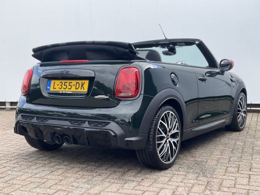 Mini Cooper Cabrio 2.0 John Cooper Works Incl.BTW Cabrio H/K Hud Adap.Cruise Stoelverw British-Racing Green! ActivLease financial lease