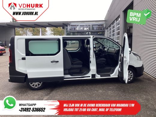 Renault Trafic 1.6 dCi 125 pk L2 DC Dubbel Cabine BPM VRIJ NL Auto/ Camera/ Cruise/ Navi/ Airco/ Trekhaak ActivLease financial lease
