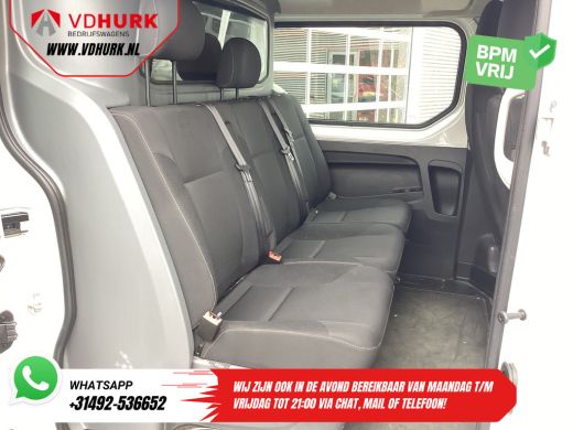 Renault Trafic 1.6 dCi 125 pk L2 DC Dubbel Cabine BPM VRIJ NL Auto/ Camera/ Cruise/ Navi/ Airco/ Trekhaak ActivLease financial lease