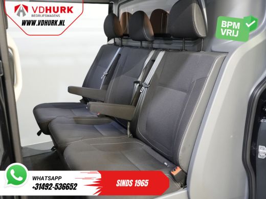 Renault Trafic 2.0 dCi 145 pk Aut. L2 DC Dubbel Cabine BPM VRIJ! 2xSchuifdeur/ LED/ Stoelverw./ Climate/ Cruise/... ActivLease financial lease