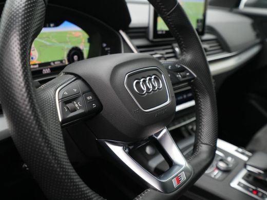 Audi Q5 50 TFSI e 300pk quattro S-Line edition Navigatie Wegkl. trekhaak 360 Camera Stoelverwarming 69 ActivLease financial lease