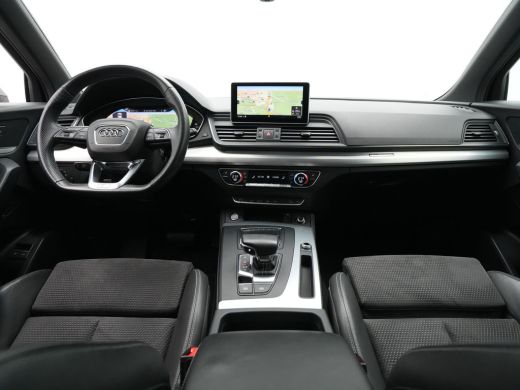 Audi Q5 50 TFSI e 300pk quattro S-Line edition Navigatie Wegkl. trekhaak 360 Camera Stoelverwarming 69 ActivLease financial lease