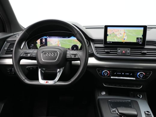 Audi Q5 50 TFSI e 300pk quattro S-Line edition Navigatie Wegkl. trekhaak 360 Camera Stoelverwarming 69 ActivLease financial lease