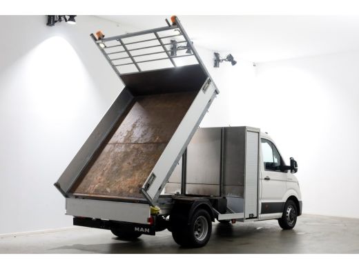 MAN TGE 5.180 2.0 177pk E6 L2H1 Kipper Dubbel Lucht Trekhaak 3500kg 06-2018 ActivLease financial lease