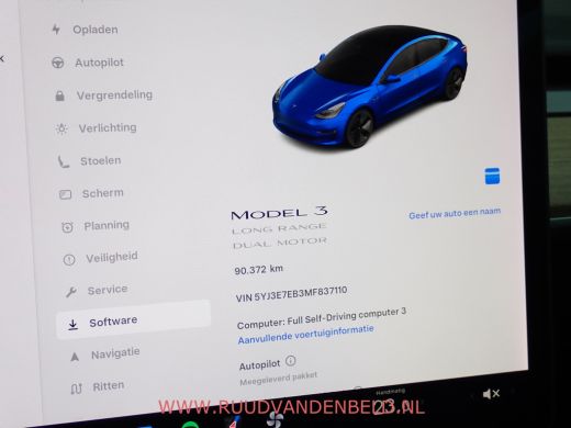 Tesla Model 3 LONG RANGE AWD 75kWh FACELIFT 92%SOH ! AUTOPILOT / WARMTEPOMP / PANODAK ActivLease financial lease