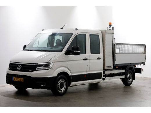 Volkswagen Crafter 35 2.0 TDI 140pk E6 D.C. Highline Kipper met hoge boorden 09-2017 ActivLease financial lease