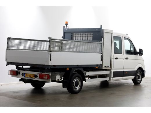 Volkswagen Crafter 35 2.0 TDI 140pk E6 D.C. Highline Kipper met hoge boorden 09-2017 ActivLease financial lease